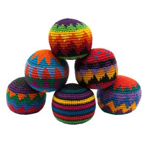 Hand Crocheted Hacky Sack Juggling Balls